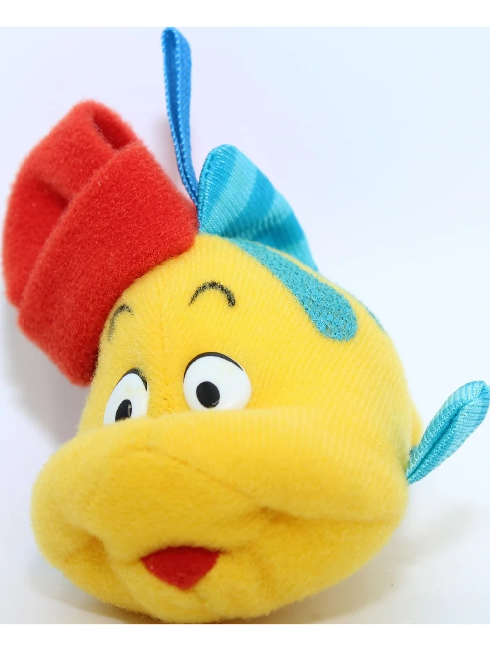 Vintage Disney Little Mermaid Holiday Flounder Plush McDonald's Happy Meal Toy